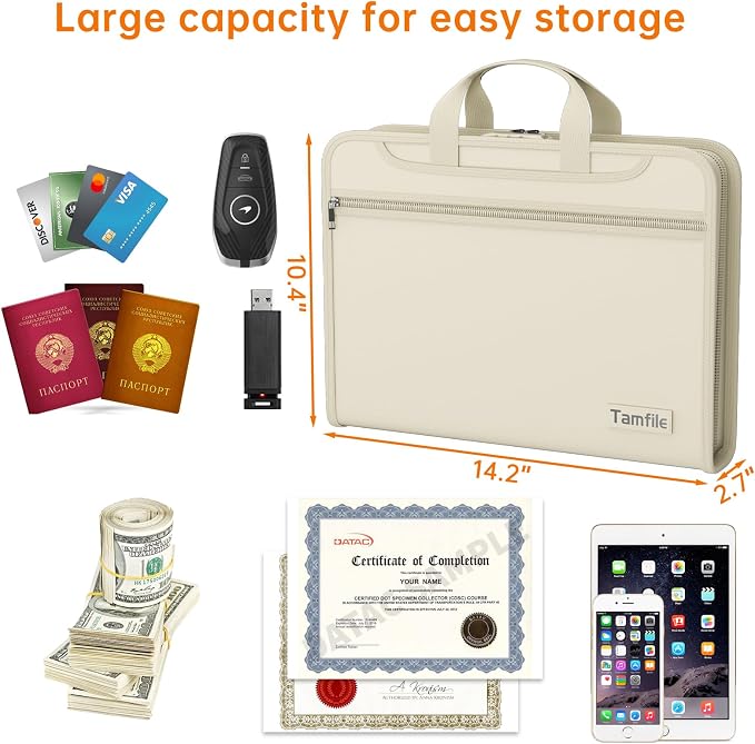 Fireproof Accordion File Organizer - Image 5