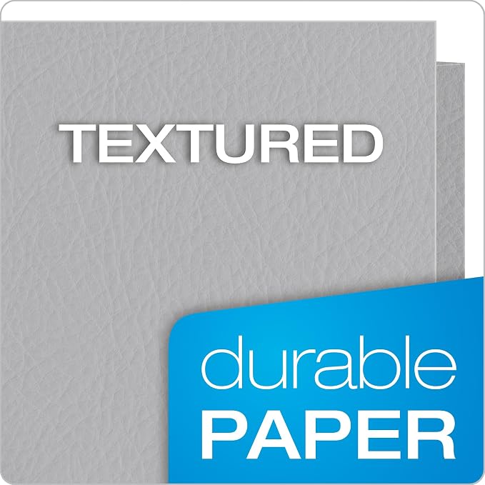 Oxford Twin-Pocket Folders, Textured Paper, Letter Size, Holds 100 Sheets - Image 5