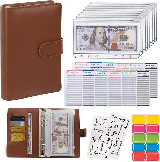NICOOTH Budget Binder A6 Money Saving Binder by NICOOTH