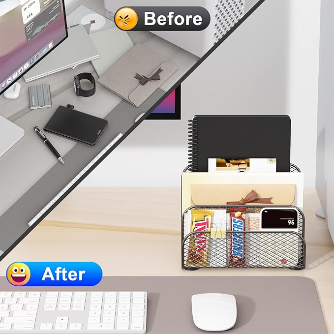 gianotter Mail Organizer Countertop | Mail Sorter - Image 2