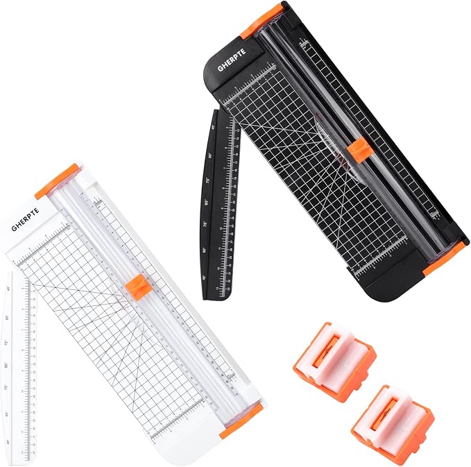 2 Set A4 Paper Cutter 12 Inch Titanium Paper Trimmer Scrapbooking Tool by GHERPTE