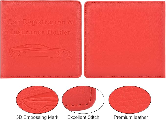 Cacturism Car Registration and Insurance Holder, Vehicle Glove Box Car - Image 4