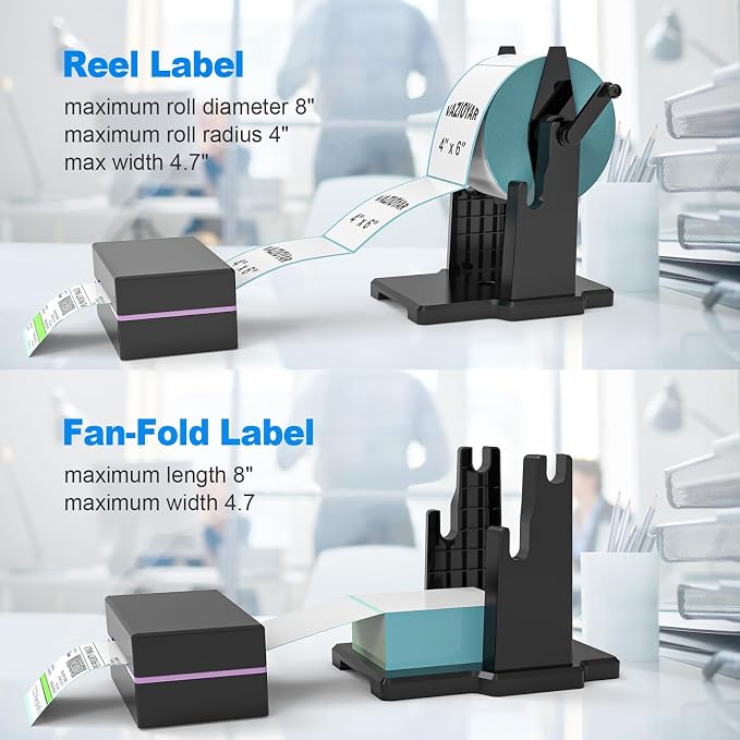 Label Holder for Rolls and Fan-Fold Labels，Compatible - Image 3