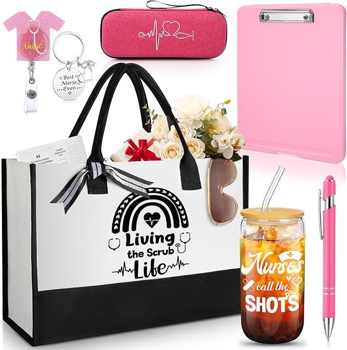 Teenyyou 7 Pcs Nurse Gifts for Women Set Rn Appreciation Set Nurses Week Nurses by Teenyyou