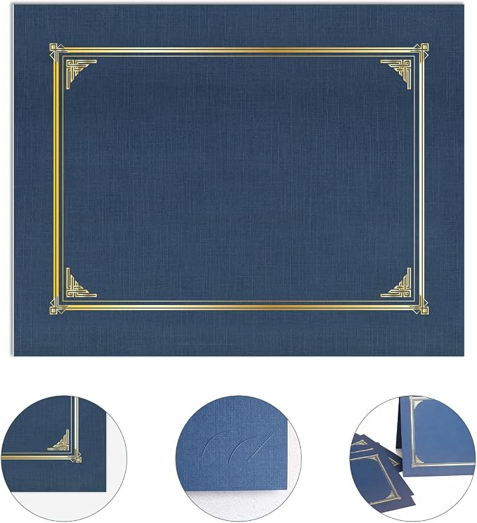 Geographics Classic Linen Certificate/Document Covers, 12.5” x 9.75” - Image 8