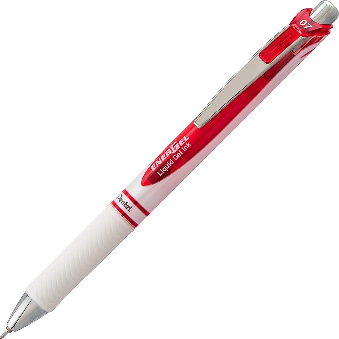 Pentel EnerGel Pearl Retractable Liquid Gel Pen, Needle Tip Medium Line - Image 2