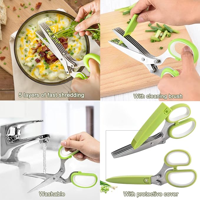 OMDAR Kitchen Scissors 3 Pack - Image 4