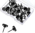 Black Heavy Duty Thumb Tacks, Push Pins by lengedhope