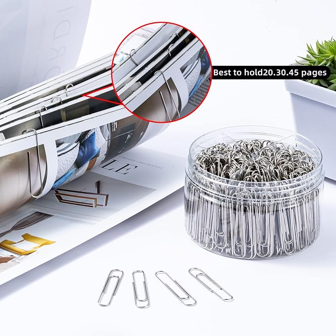 Colored Jumbo Paper Clips, 2 Inch, School and Office Use - Image 3