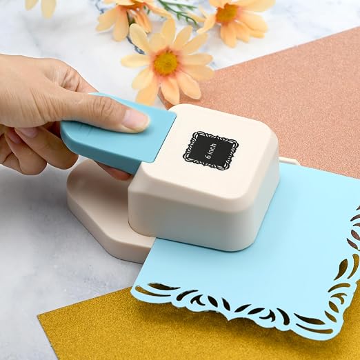 Paper Corner Punch Square Edge Pattern, Large Craft Corner Punch Paper Cutter - Image 4