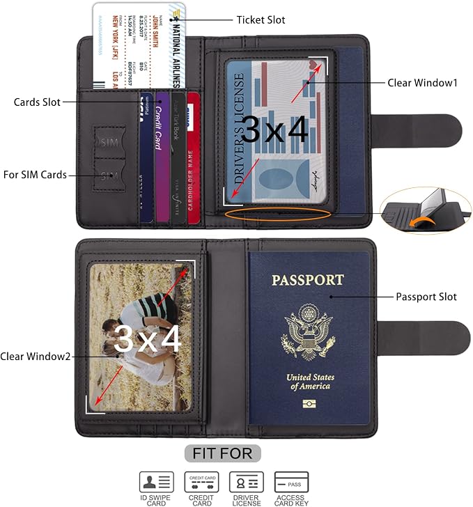 Melsbrinna Rfid Passport Holder - Image 3
