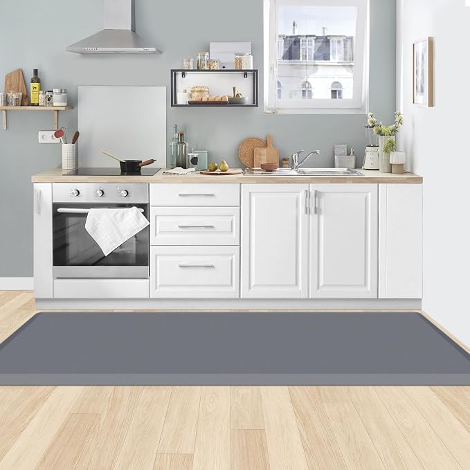 KitchenClouds Kitchen Mat Cushioned Anti Fatigue Rug 24"x70" Water Resistant - Image 7