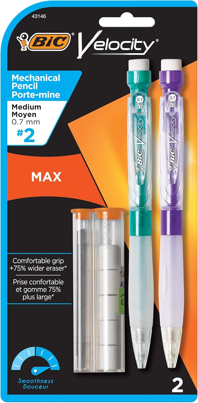 BIC Velocity Max Mechanical Pencils, by BIC