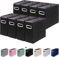 8 Packs Letter Size File Organizer, File Folders Organizer, Fabric Storage Box by ComfortKeeper