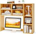 Tangkula Desktop Bookshelf, 3-Tier Desk Display Rack Organizer by TANGKULA