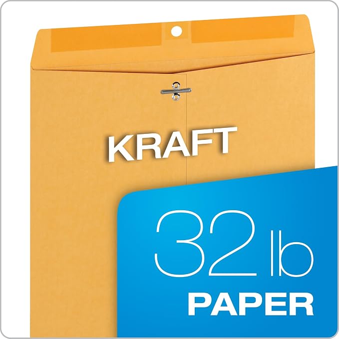 Quality Park 9-1/2" x 12-1/2" Clasp Envelopes, Gummed Flap - Image 5