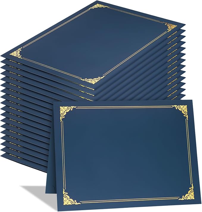 50 Packs Certificate Holders, Diploma Holders, Certificate Folders by COIDEA