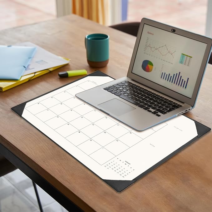 Desk Calendar 2026-2027 with Desk Mat – 22" x 17" Large Desk Pad Calendar Runs - Image 3