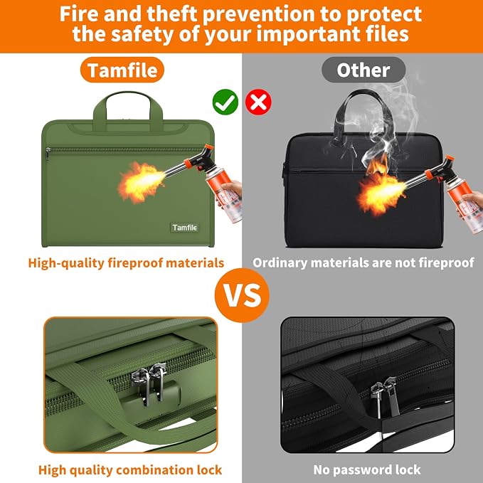 Fireproof Accordion File Organizer - Image 3