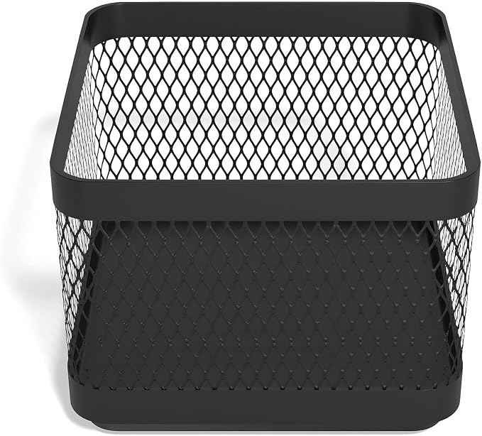 TRU RED Small Stackable Wire Mesh Accessory Holder, Matte Black – Desktop - Image 3