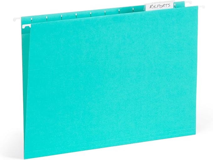 25 Blue Summit Supplies Pretty Hanging File Folders, Pastel Gem Tone Assorted - Image 8