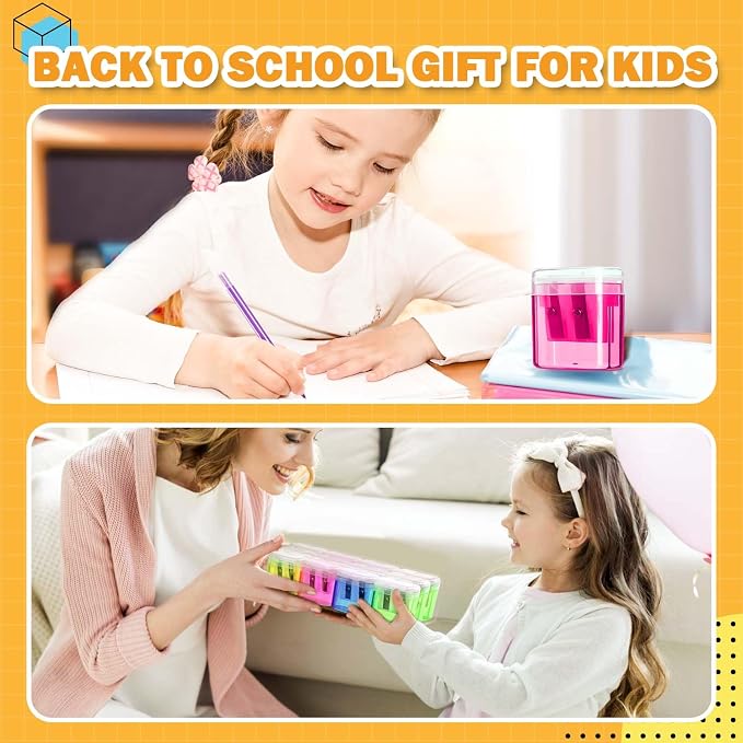 60 Pack Pencil Sharpener Bulk, Manual Pencil Sharpener - Image 6