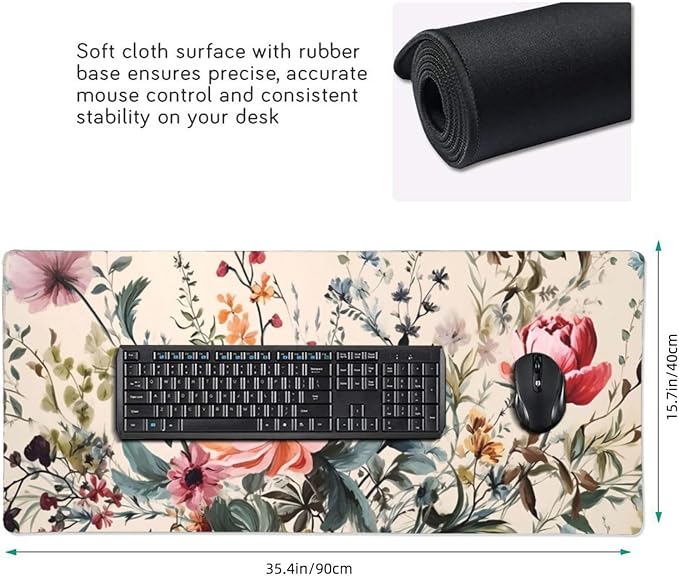 35.4 x 15.7 in, Waterproof XXL Large Mouse Pad - Image 2