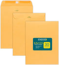 Clasp Envelopes – 9.5x12.5 Inches Brown Kraft Catalog Envelopes Letter Size by EnDoc