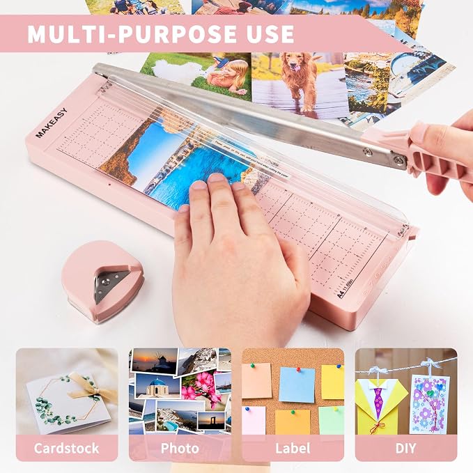 MAKEASY Paper Cutter 12 Inch, Guillotine Paper Cutter - Image 5