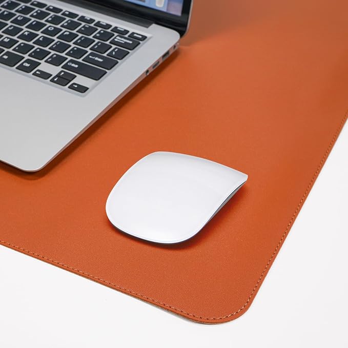 AFIING Desk Mat 47.2" x 17", Leather Desk Pad Protector - Image 4