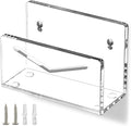FUCDTEFC Acrylic Mail Holder, Mail Organizer Wall Mounted Clear File Letter by FUCDTEFC