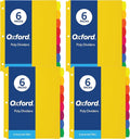 Oxford Plastic Binder Dividers for 3 Ring Binder, Durable Plastic-Binder Divider by Oxford