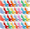 Jutom 32 Pcs Magazine File Holder Set Including Colored Foldable Desk File by Jutom