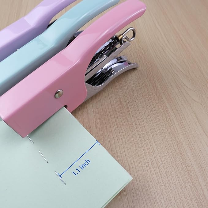 Small Hand-held Stapler Set, 15 Sheet Capacity, Includes 750Pcs Staples and A - Image 6