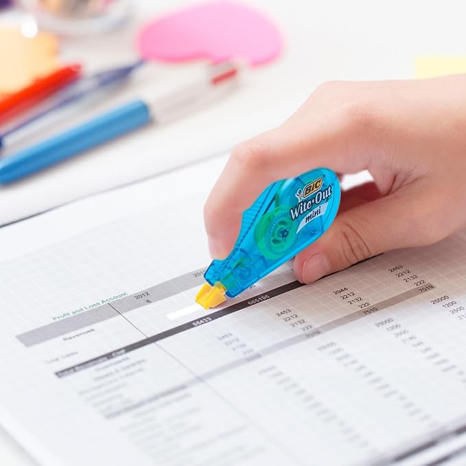 BIC Wite-Out Mini Correction Tape, No Dry Time, Long Lasting - Image 3