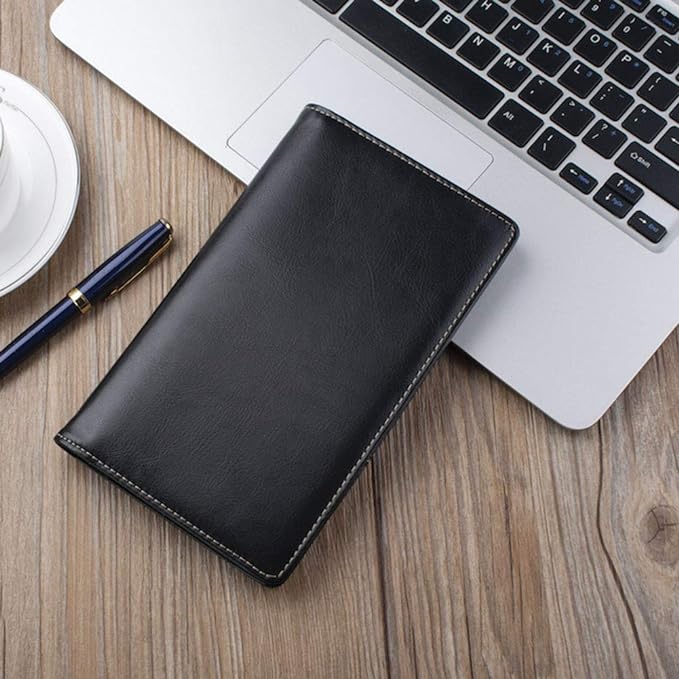 Sooez Leather Professional Business Card Book Holder Organizer, 240 Capacity - Image 7