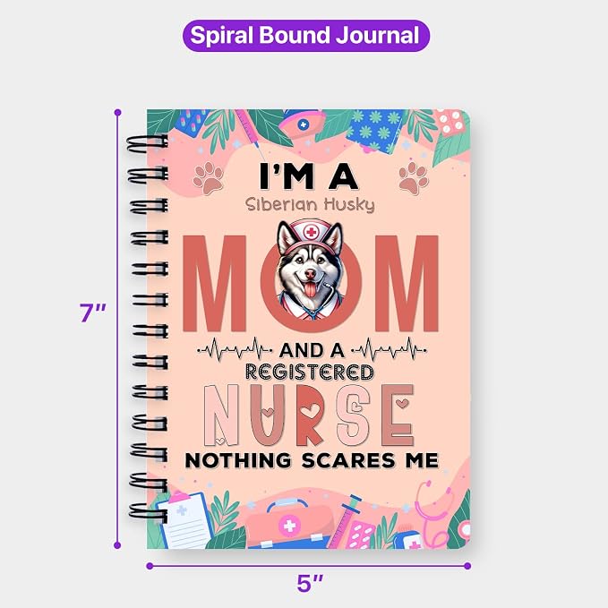 Ninety3POD I'm a Siberian Husky Mom and a Registered Nurse Nothing Scares Me - Image 5