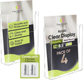 Acrylic Brochure Holder for Wall Mounting, Literature Holder for Magazines by TopNotchDisplays