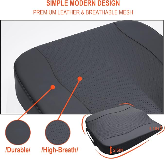 Lofty Aim Car Seat Cushion, Comfort Memory Foam Car Cushions - Image 8