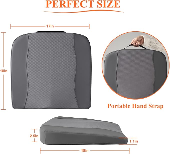 Lofty Aim Car Seat Cushion, Comfort Memory Foam Car Cushions - Image 8
