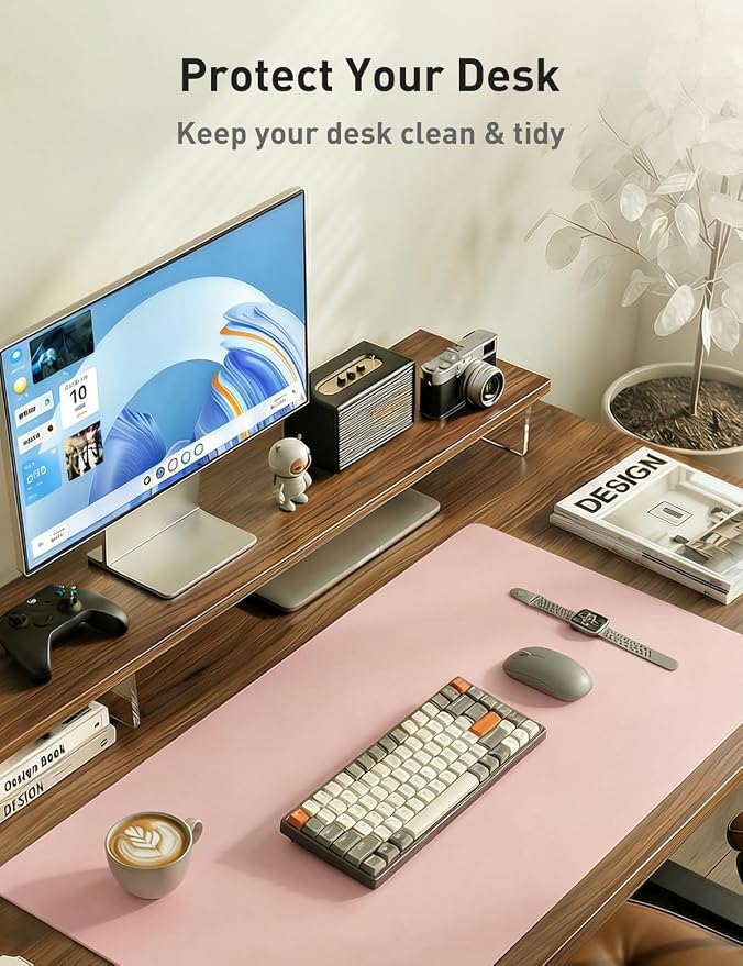 Aothia Faux Leather Desk Mat - Image 8