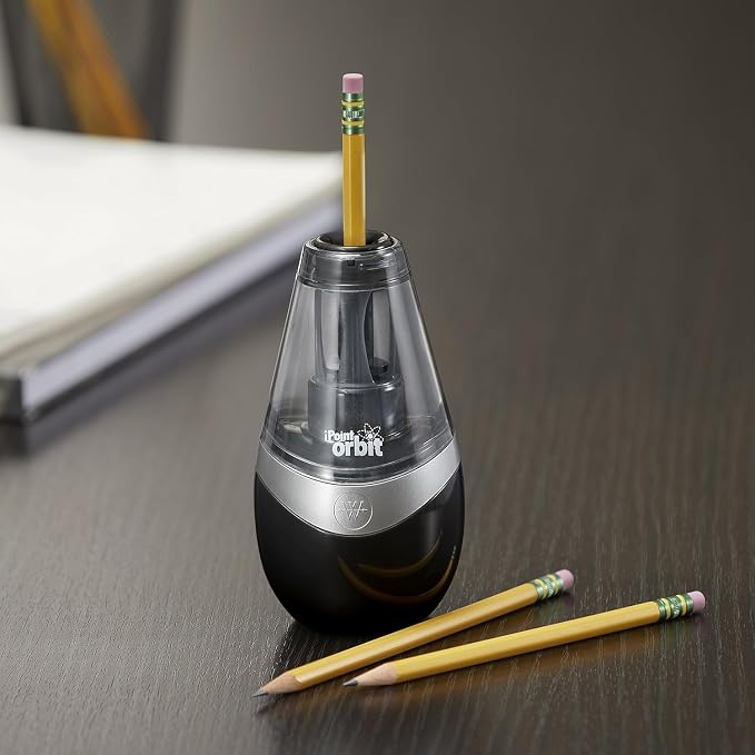 Westcott 16244 iPoint Orbit Battery-Powered Pencil Sharpener - Image 10
