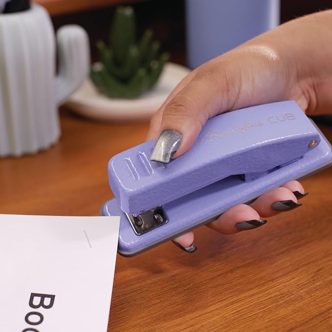 Swingline Stapler, Cub Compact Desktop Stapler, 20 Sheet Capacity, Periwinkle - Image 6