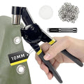 HAPDEN Grommet Tool Kit, 3/8 inch Handheld Eyelet Kit Manual Grommet Press by HAPDEN