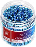 Vinaco Blue Jumbo Paper Clips, 100 Pack, 2 Inch, Durable & Rust Resistant by LightingMadeSimple
