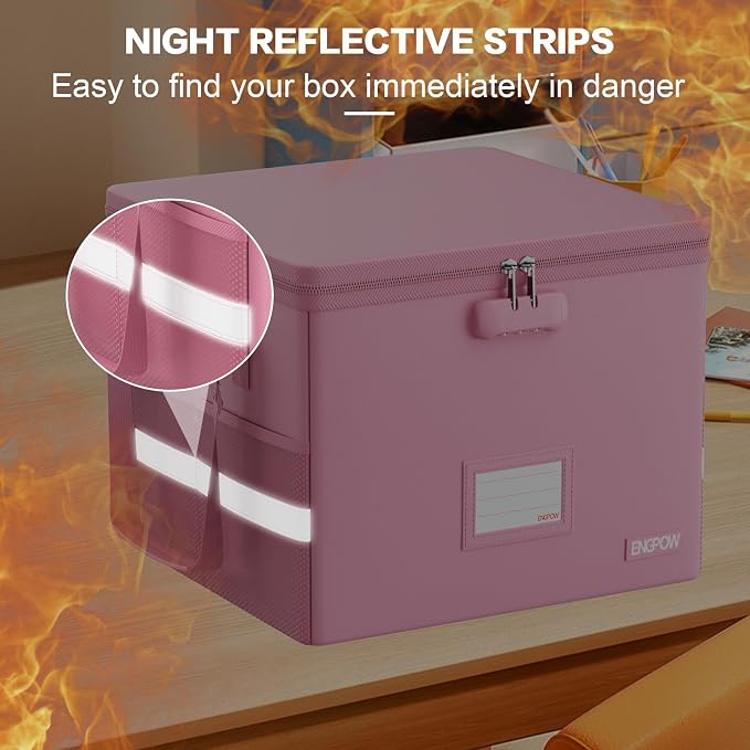 ENGPOW 5200°F File Box Fireproof Document Box - Image 9