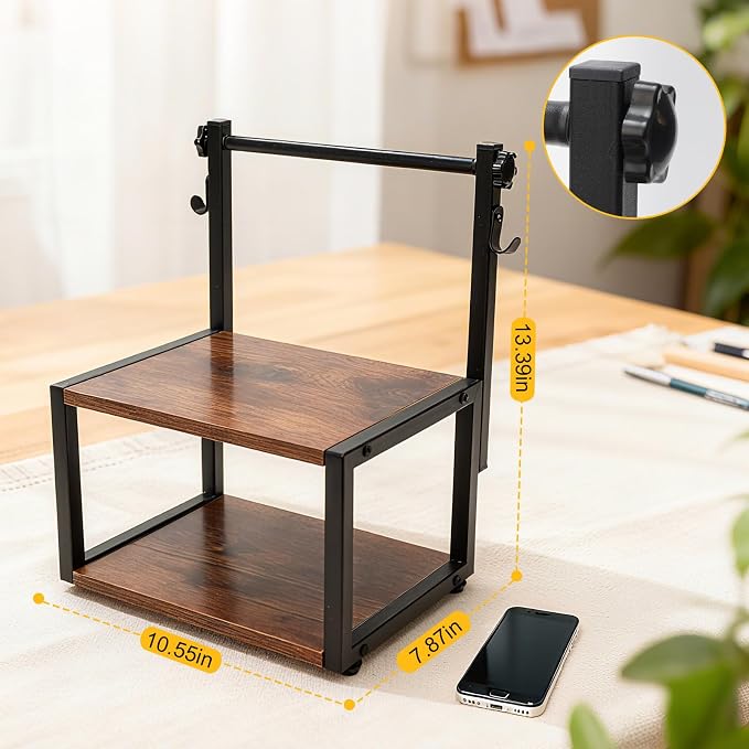 Printer Label Holder for Thermal, Adjustable Screws for Label Sticker | - Image 5