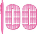 Deegtran Pens Bulk, 100 Pack No Bleed Pink Barrel Click Pens, Medium Point by DEEGTRANPENS