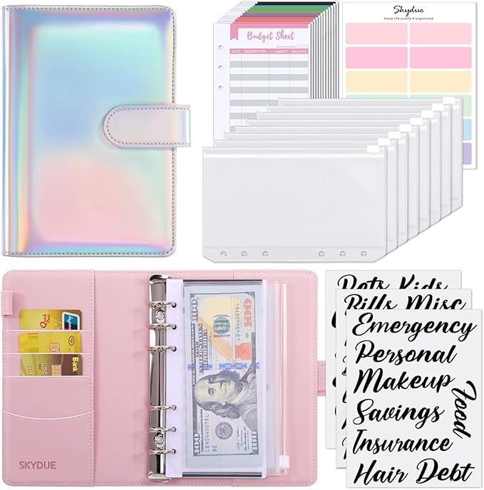 SKYDUE Budget Binder, Money Saving Binder by SKYDUE