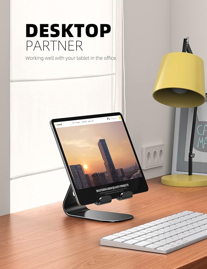 Lamicall Tablet Stand Adjustable, Tablet Stand : Desktop Stands Holder Gifts - Image 3